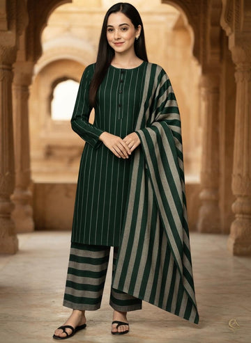 3pc Multani Susi Khaadi (Green)