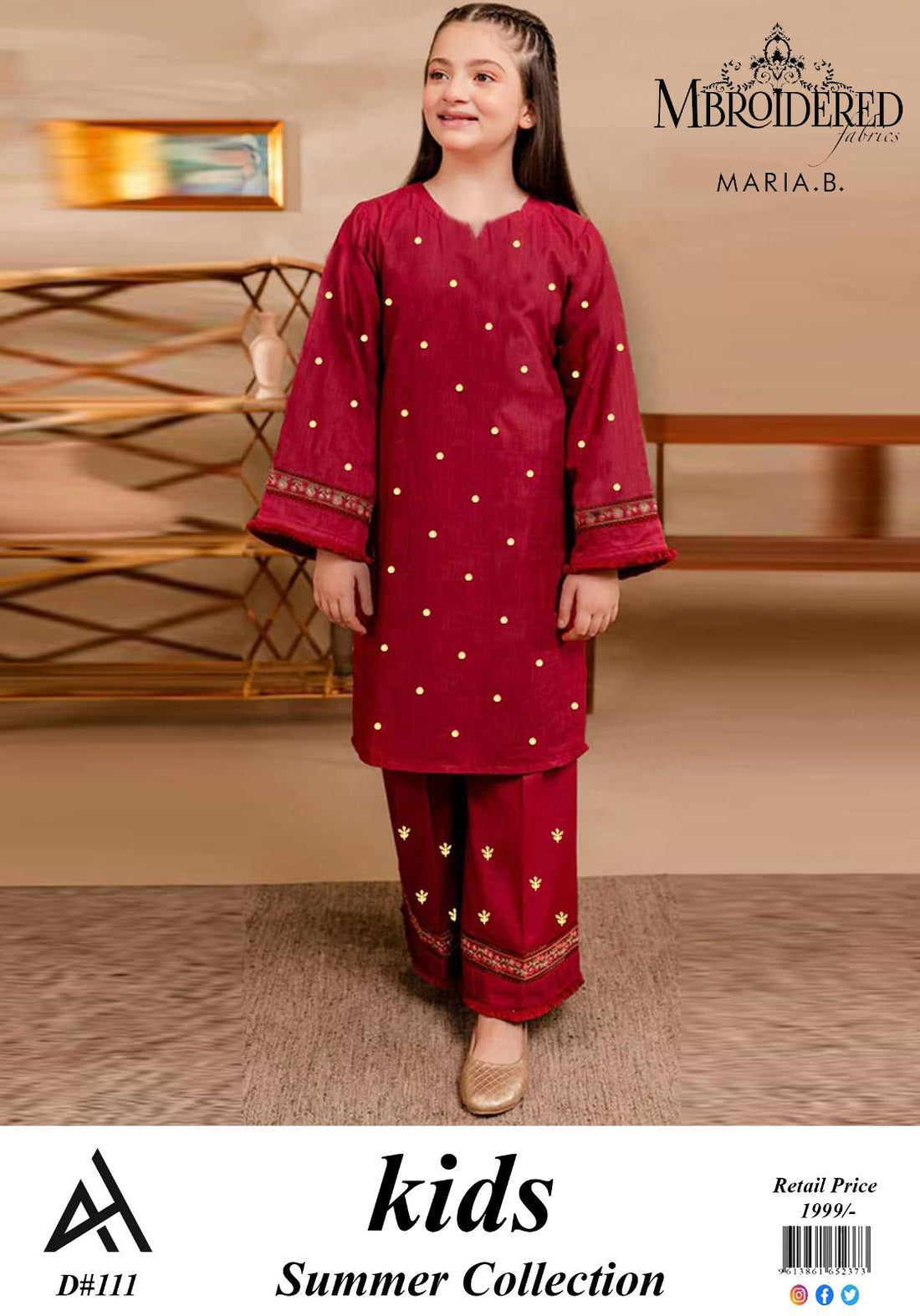 Maria B Kids 3 pieces lawn
